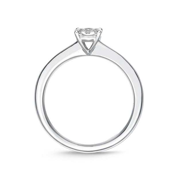 Bouquet Solitaire Engagement Ring .21ctw approx. (.15 center