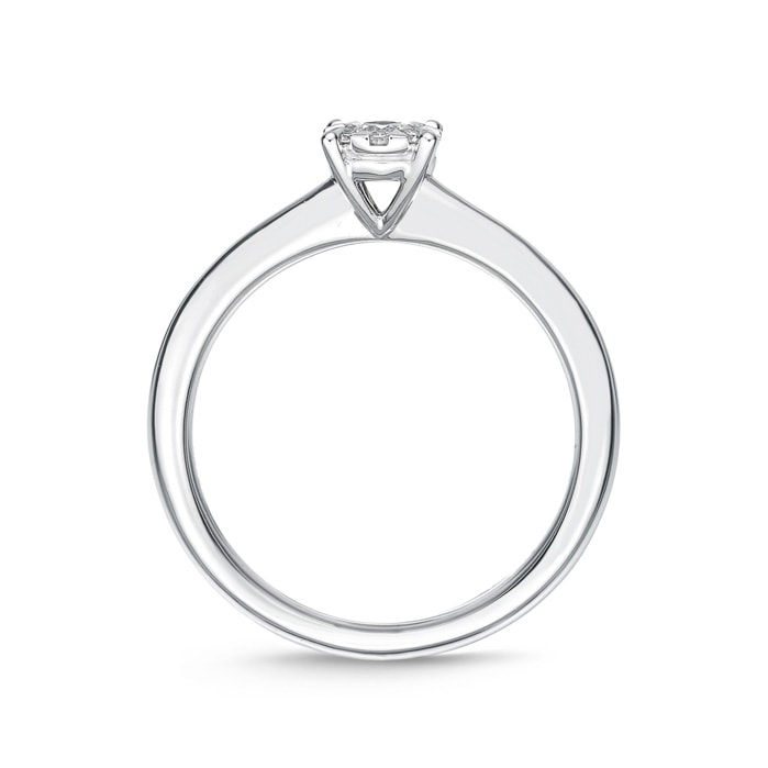 Bouquet Solitaire Engagement Ring .21ctw approx. (.15 center
