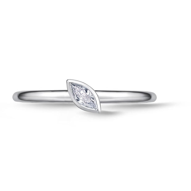 Marquise Petite Stackable Band .09ctw approx.