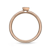 Pear Shape Petite Stackable Band .10ctw approx.