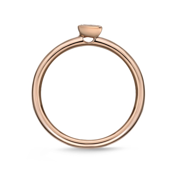 Pear Shape Petite Stackable Band .10ctw approx.