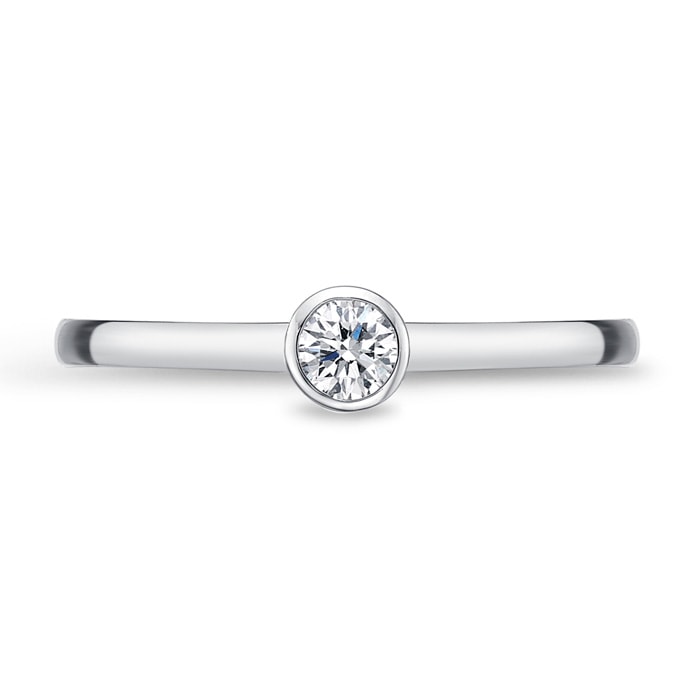 Single Diamond Petite Stackable Band .16ctw approx.