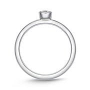 Single Diamond Petite Stackable Band .16ctw approx.