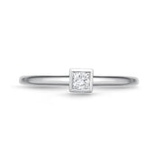 Princess Cut Petite Stackable Band .15ctw approx.