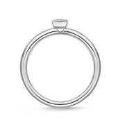 Princess Cut Petite Stackable Band .15ctw approx.