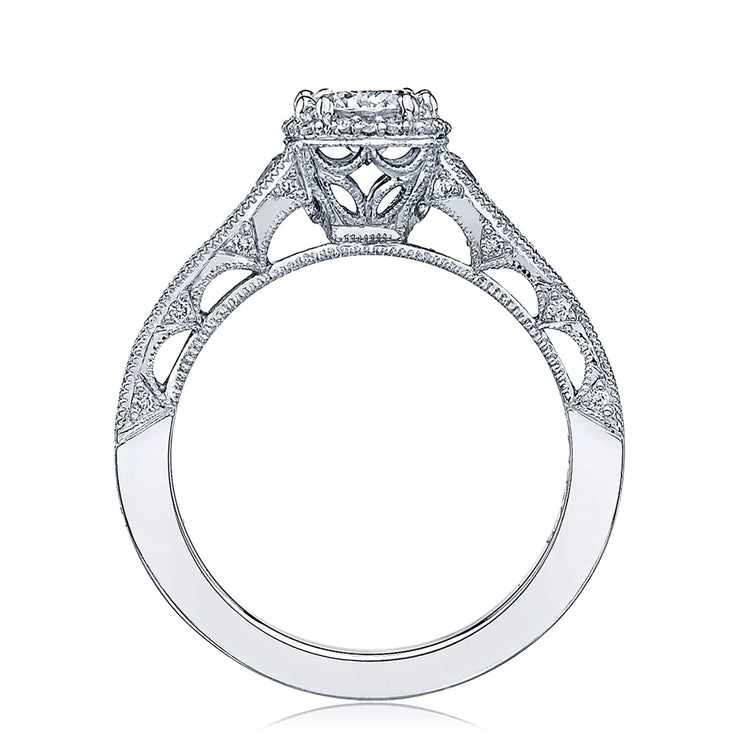 Round Bloom Engagement Ring