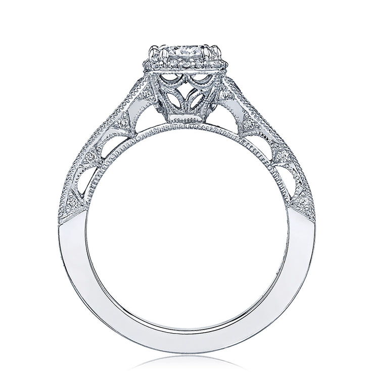 Round Bloom Engagement Ring
