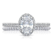 Oval Bloom Engagement Ring