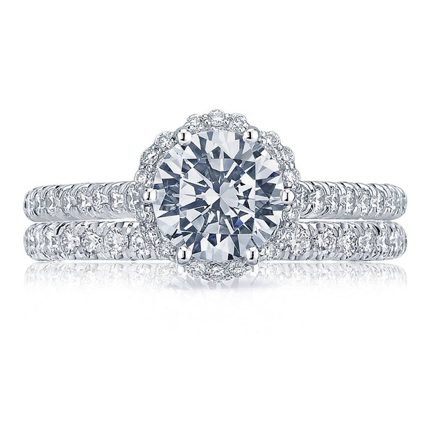 Round Bloom Engagement Ring