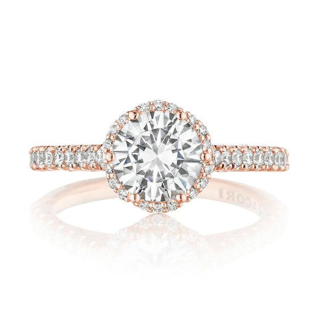 Round Bloom Engagement Ring