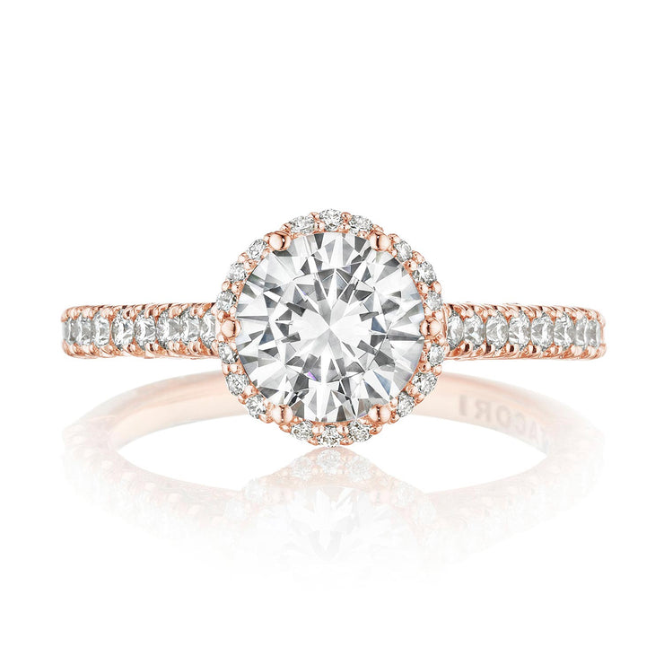Round Bloom Engagement Ring