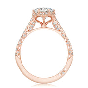 Round Bloom Engagement Ring