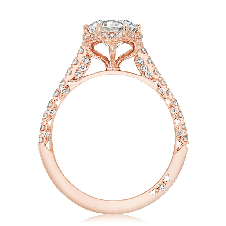 Round Bloom Engagement Ring