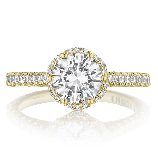 Round Bloom Engagement Ring