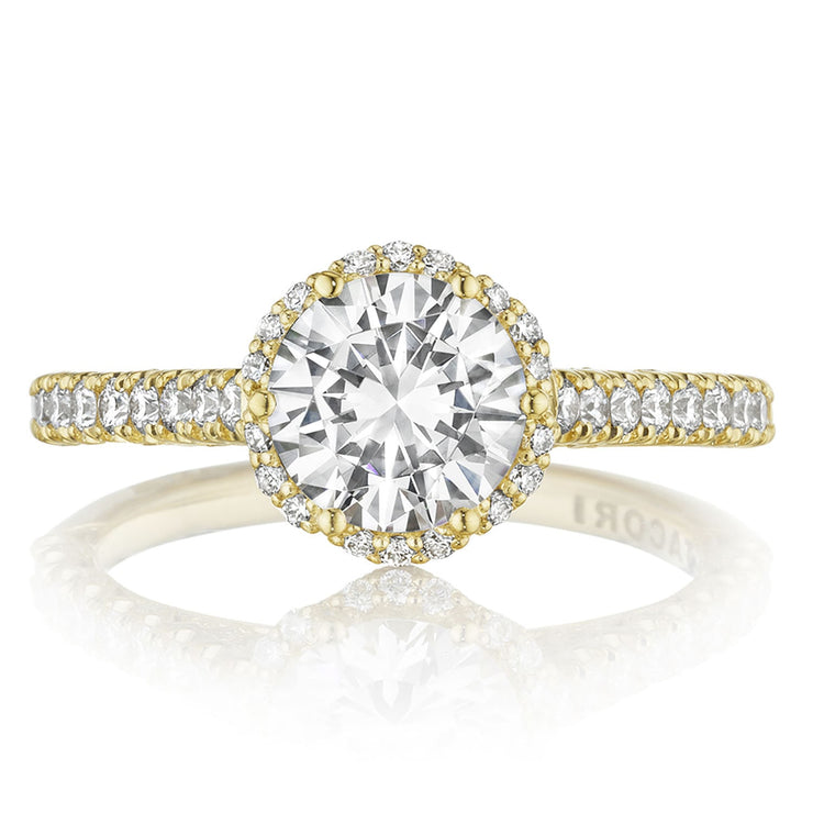 Round Bloom Engagement Ring