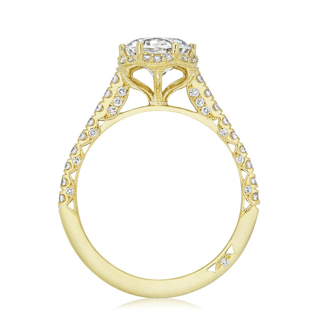 Round Bloom Engagement Ring