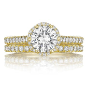 Round Bloom Engagement Ring