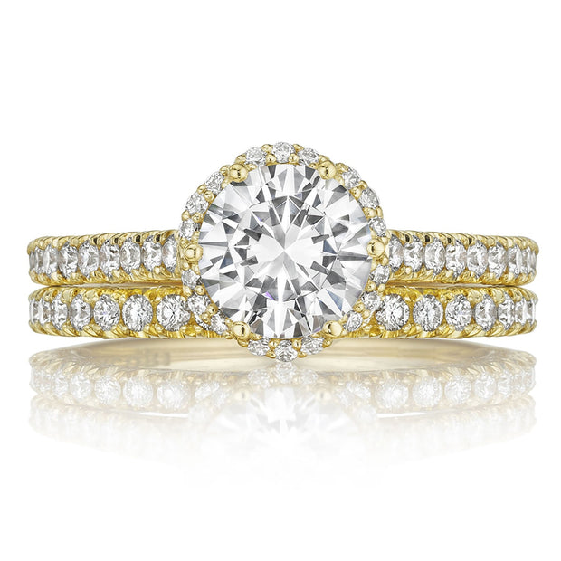 Round Bloom Engagement Ring