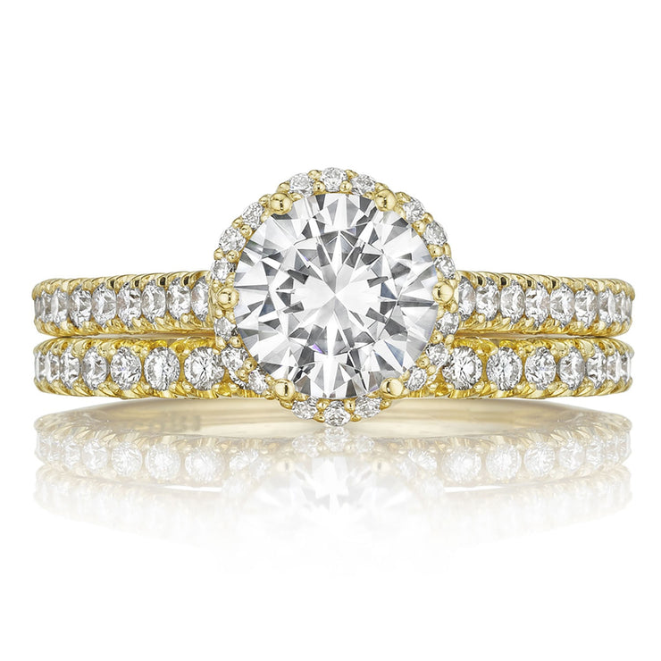 Round Bloom Engagement Ring