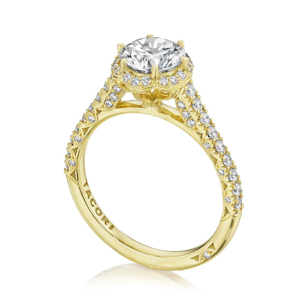 Round Bloom Engagement Ring