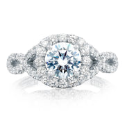 Round Bloom Engagement Ring