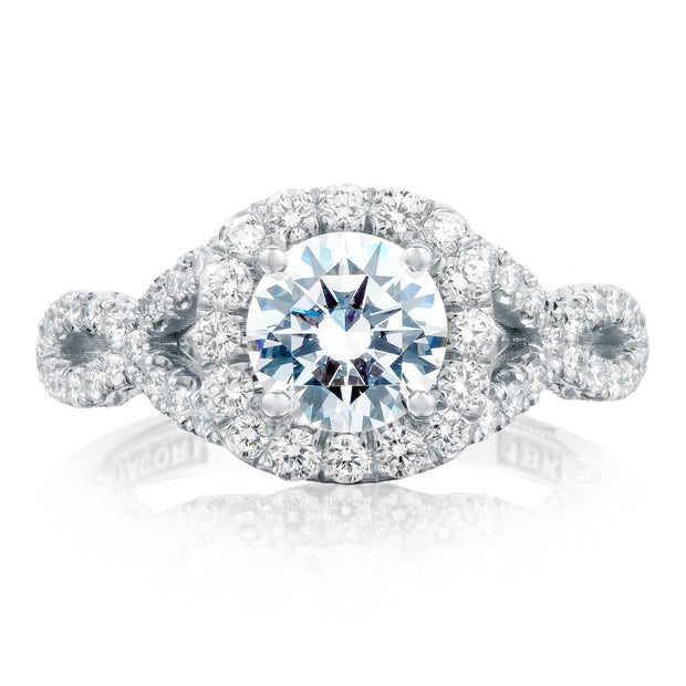 Round Bloom Engagement Ring