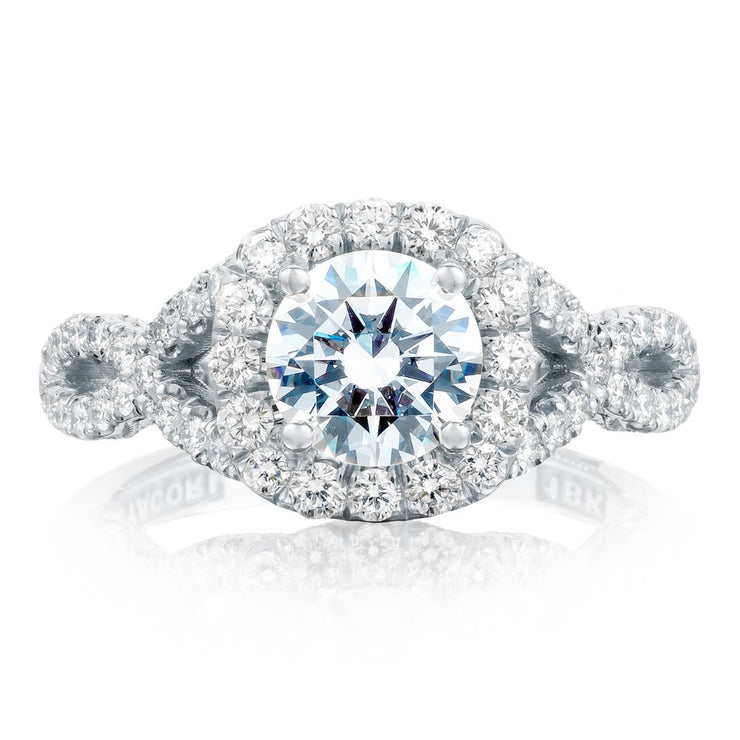 Round Bloom Engagement Ring
