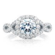 Round Bloom Engagement Ring