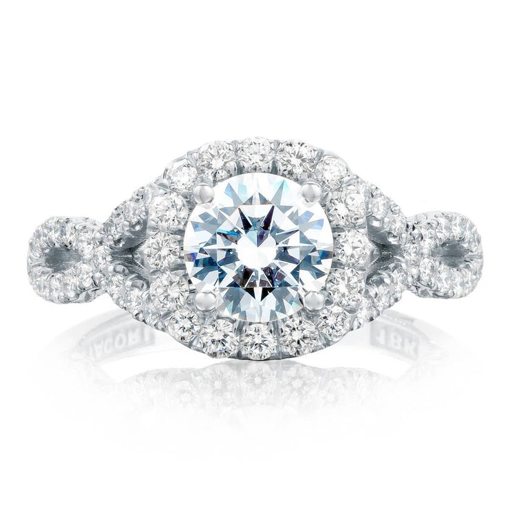 Round Bloom Engagement Ring