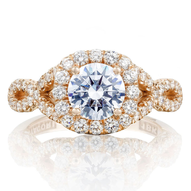 Round Bloom Engagement Ring