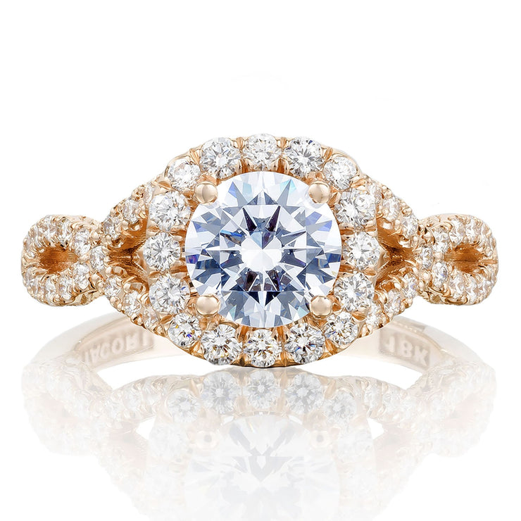Round Bloom Engagement Ring