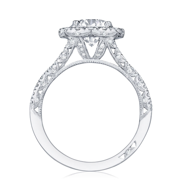 Round Bloom Engagement Ring
