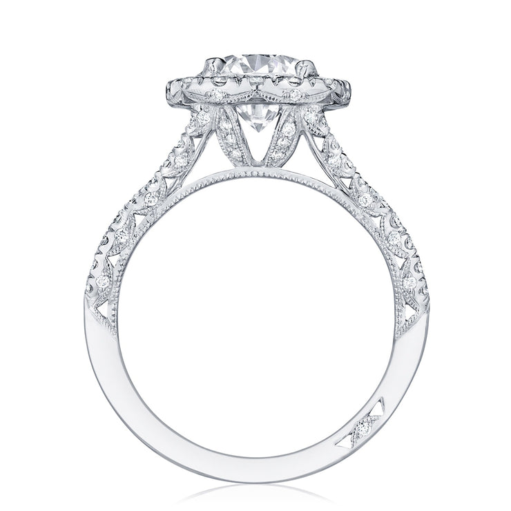 Round Bloom Engagement Ring