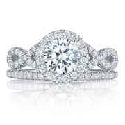 Round Bloom Engagement Ring