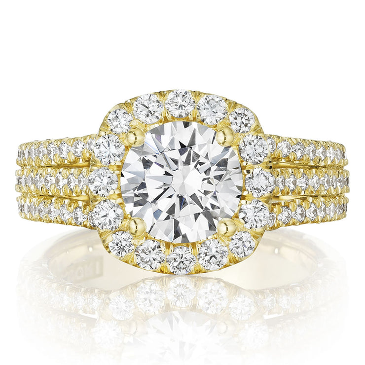 Round Bloom Engagement Ring