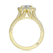 Round Bloom Engagement Ring