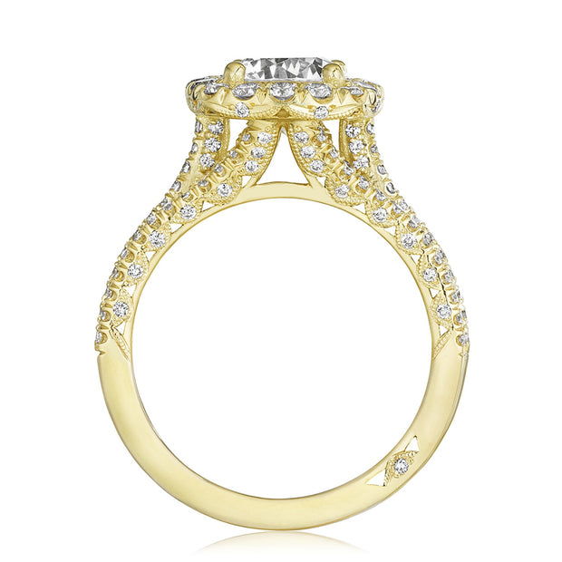 Round Bloom Engagement Ring