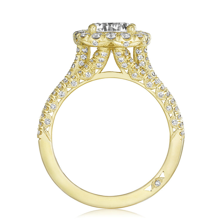 Round Bloom Engagement Ring