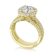 Round Bloom Engagement Ring