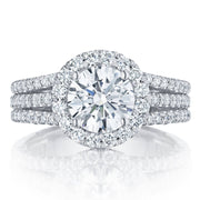 Round Bloom Engagement Ring