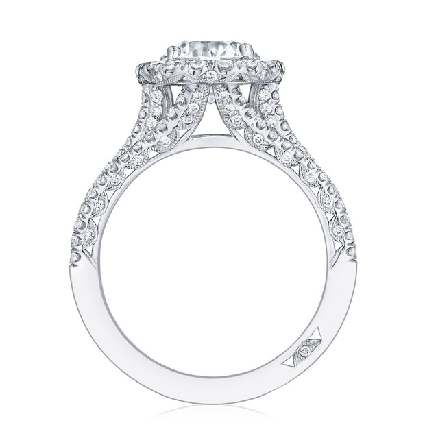 Round Bloom Engagement Ring