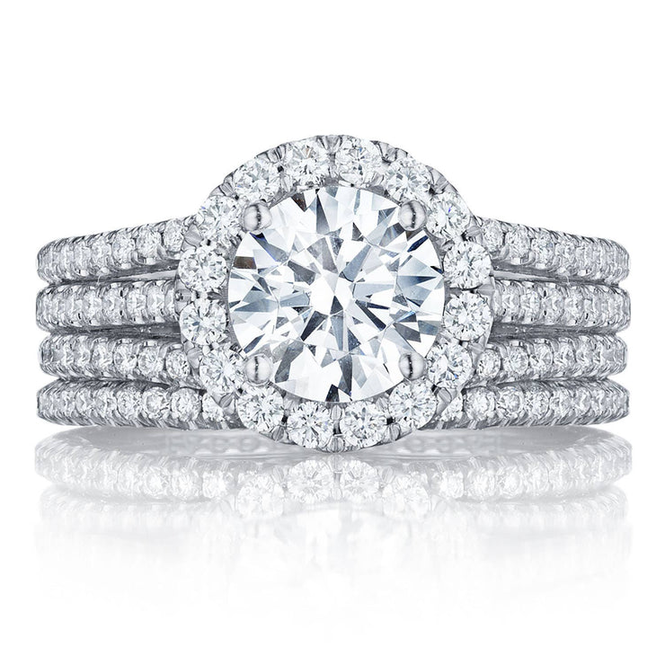 Round Bloom Engagement Ring