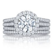 Round Bloom Engagement Ring