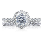 Round Bloom Engagement Ring