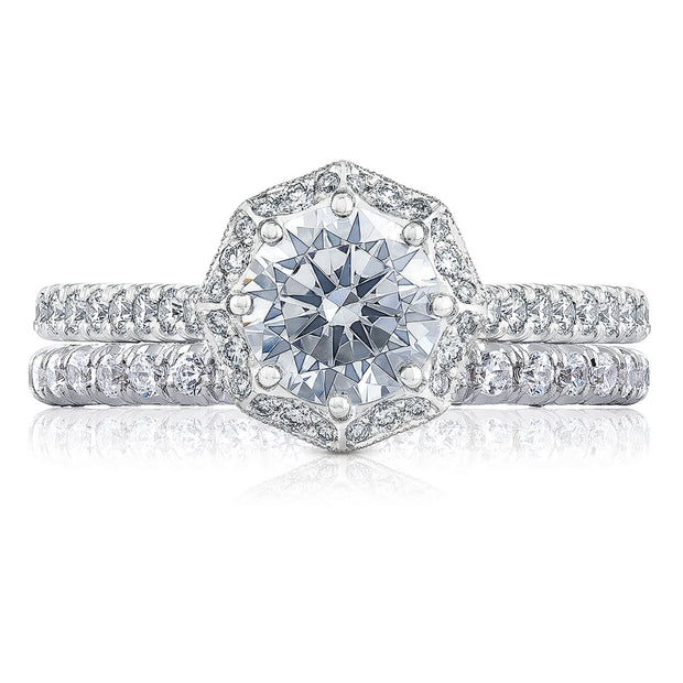 Round Bloom Engagement Ring
