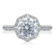 Round Bloom Engagement Ring
