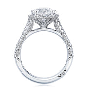 Round Bloom Engagement Ring