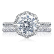Round Bloom Engagement Ring