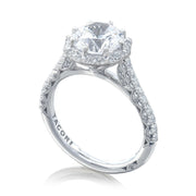 Round Bloom Engagement Ring