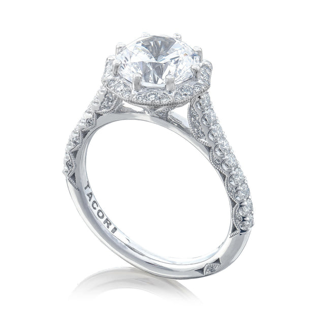 Round Bloom Engagement Ring